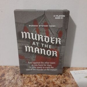 Murder at the Manor Mystery Card Game by Professor Puzzle (2021) [NEW] Sealed